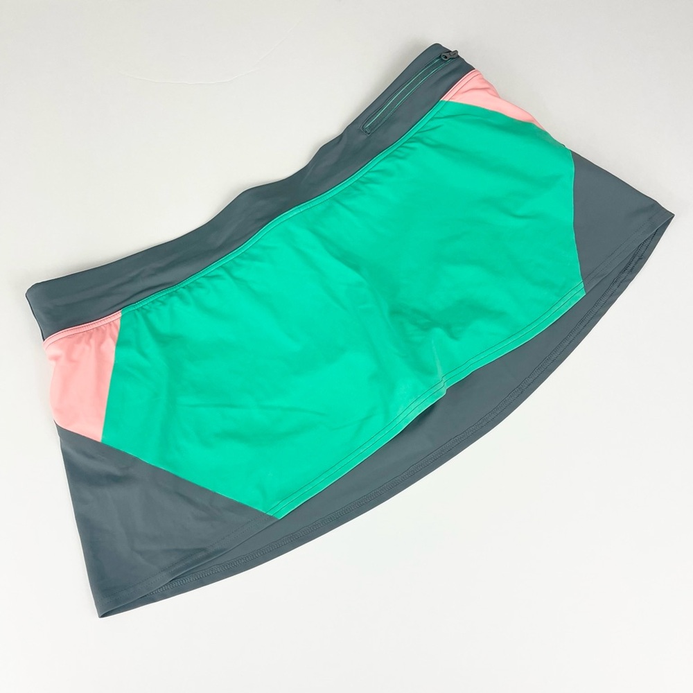 Lands End Swimsuit Tankini Skirt Color-block Bottoms Plus